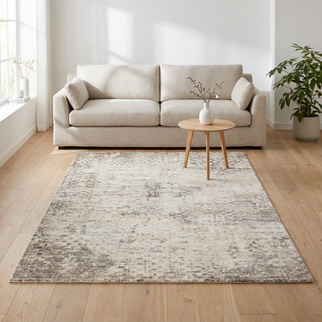 Vloerkleed Ghazi Beige sfeerfoto