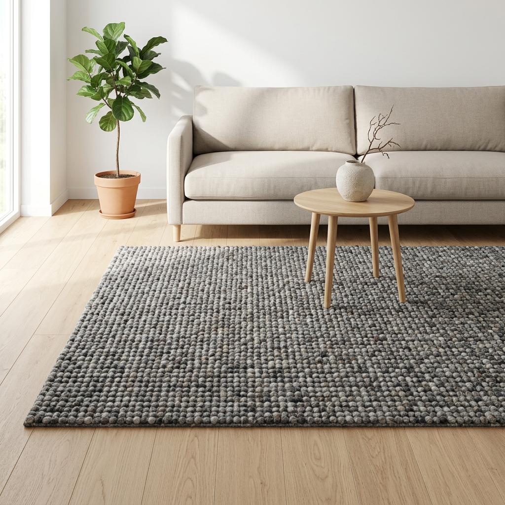Vloerkleed Kapiti Black - Kleur 172 sfeerfoto