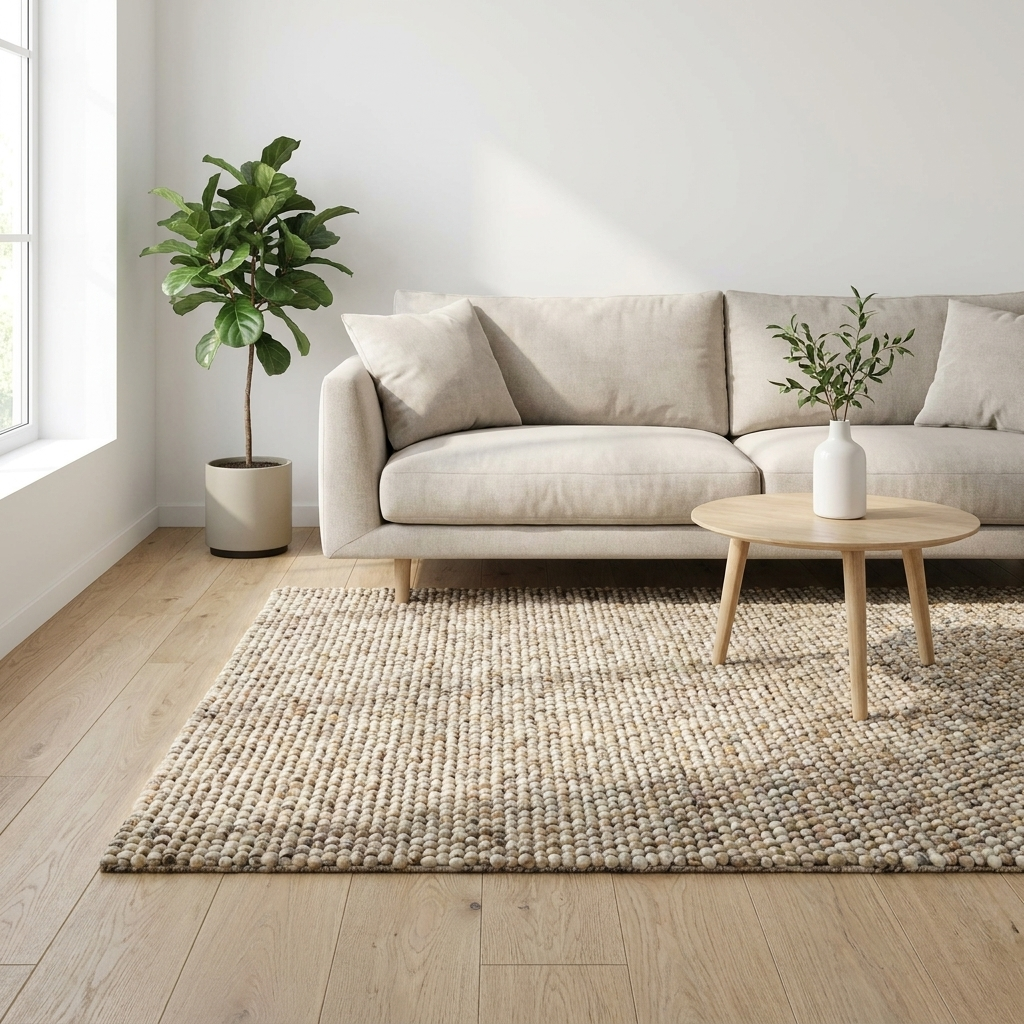 Vloerkleed Kapiti Black - Kleur 176 sfeerfoto