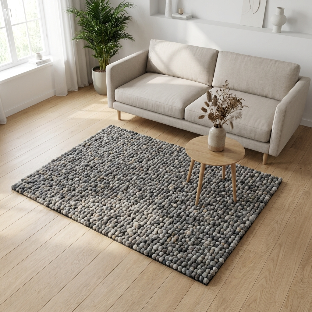 Vloerkleed Ulva Black - Kleur 172 sfeerfoto