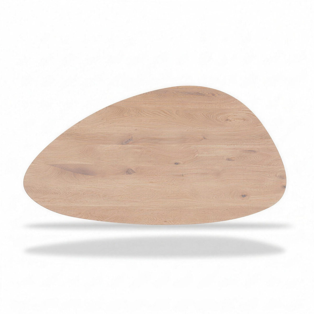 Tafelblad Sjoerd eiken kiezel verjongd Natural 240 x 130 x 4 cm - MaxLiving tafelblad