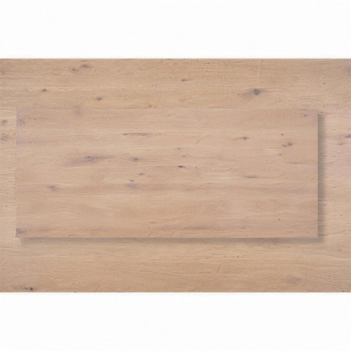 Tafelblad Sjoerd eiken Natural rechthoek verjongd 180 x 90 cm - MaxLiving tafelblad
