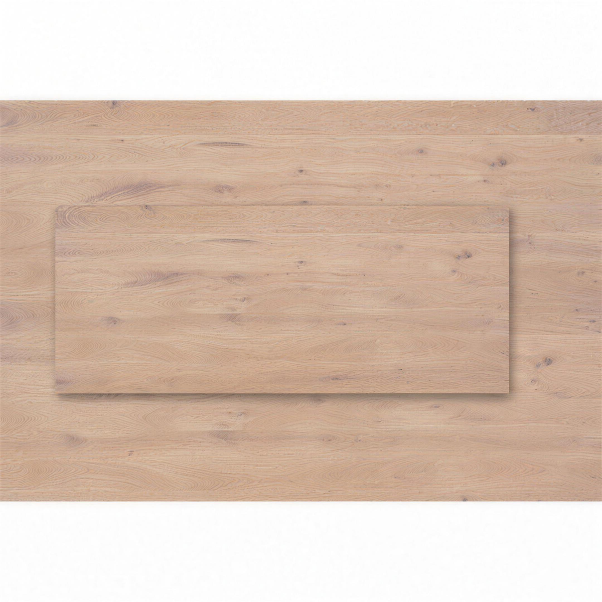 Tafelblad Sjoerd eiken Natural rechthoek verjongd 200 x 100 cm - MaxLiving tafelblad