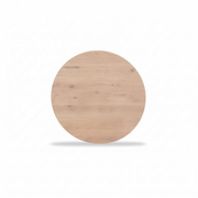 Tafelblad Sjoerd eiken Natural rond verjongd 130 cm doorsnede - MaxLiving tafelblad
