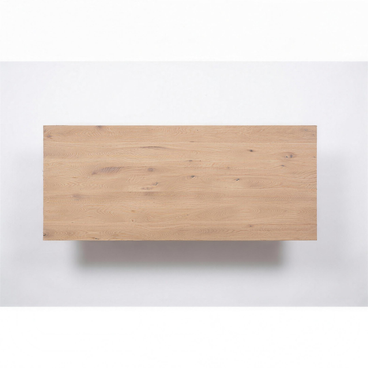 Tafelblad Sjoerd eiken Natural vierkant verjongd 70 x 70 cm - MaxLiving tafelblad
