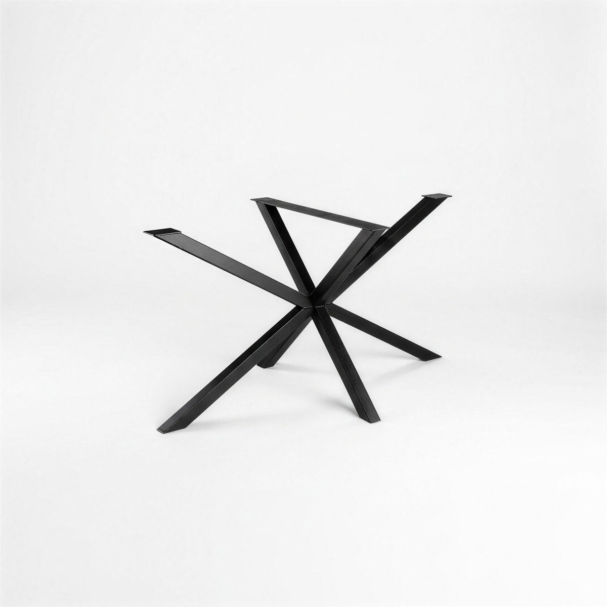 Tafelonderstel Sjoerd 009 spinpoot zwart 80 x 80 cm hoogte 73 cm - MaxLiving tafelonderstel