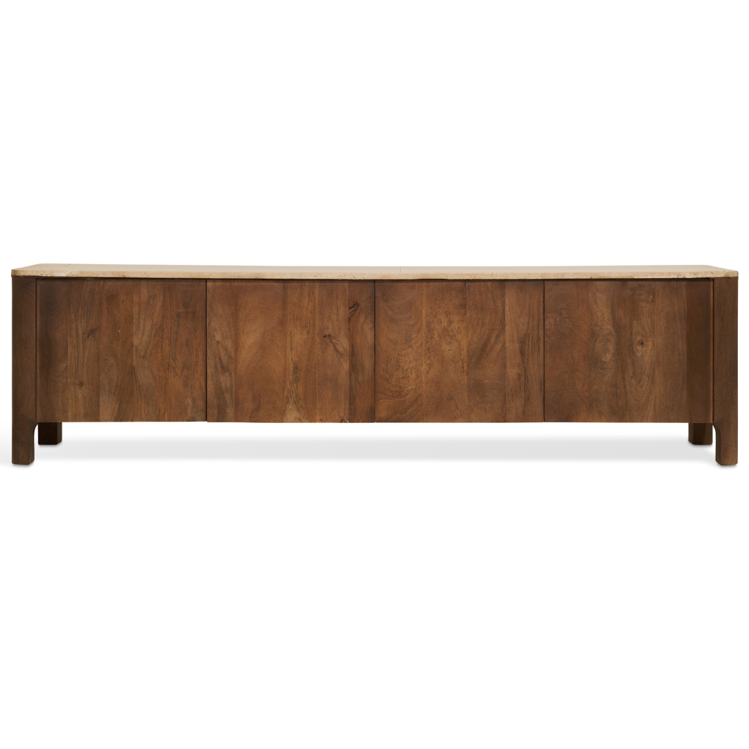 TV-meubel Nova - Bruin Marmer 210 cm
