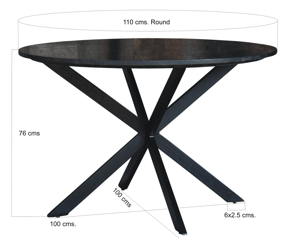 Jacky Marble Black 110 cm