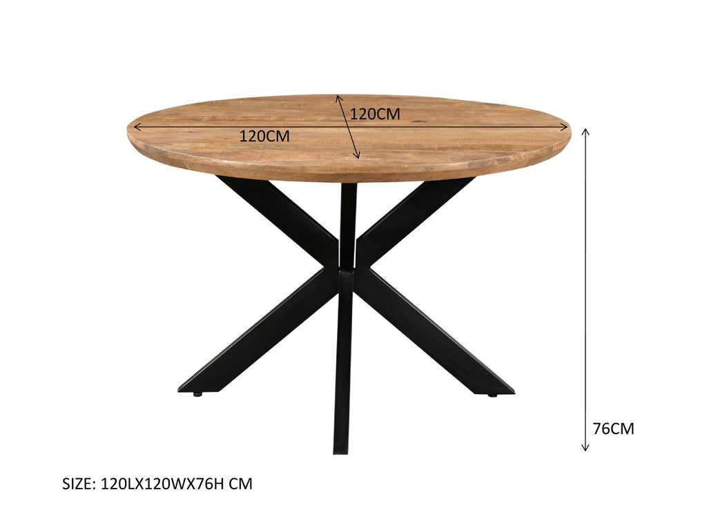 Jesper Round 120cm