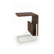 Laptoptafel Belize met houten tijdschriftenhouder