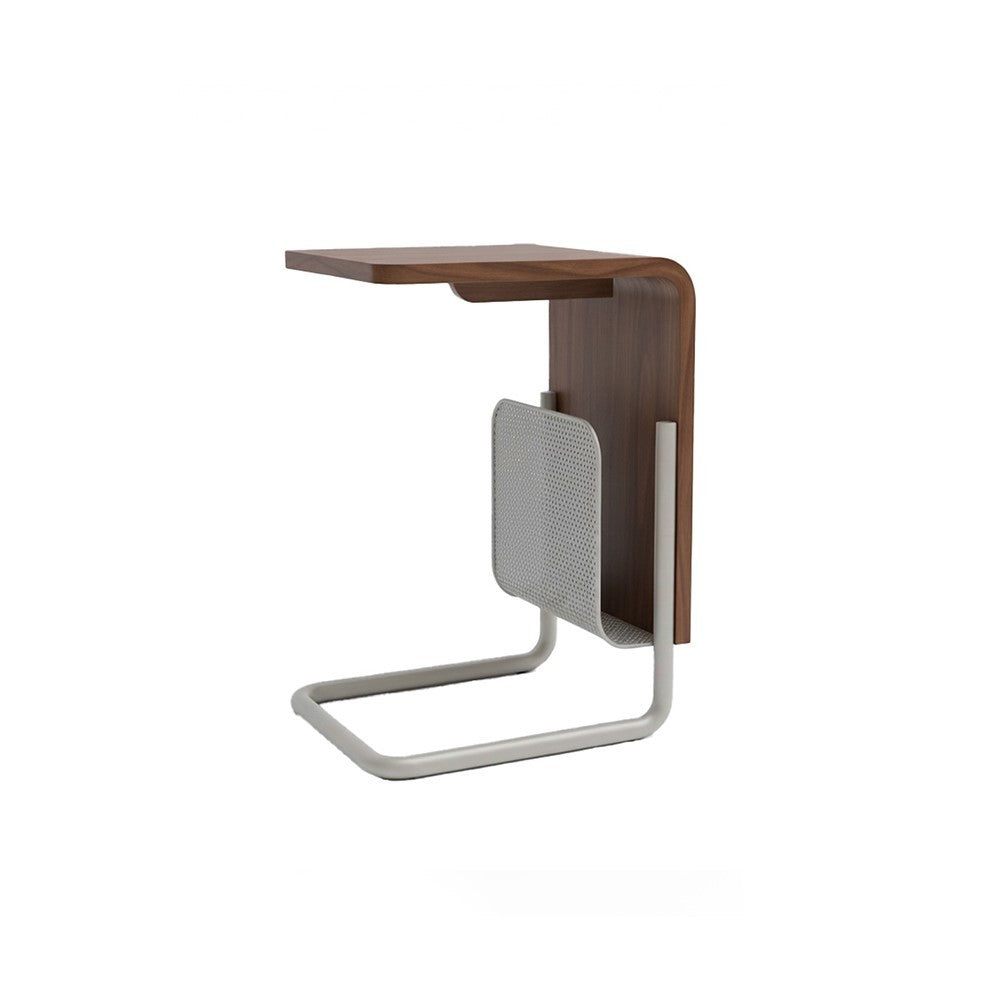 Laptoptafel Saba met metalen tijdschriftenhouder