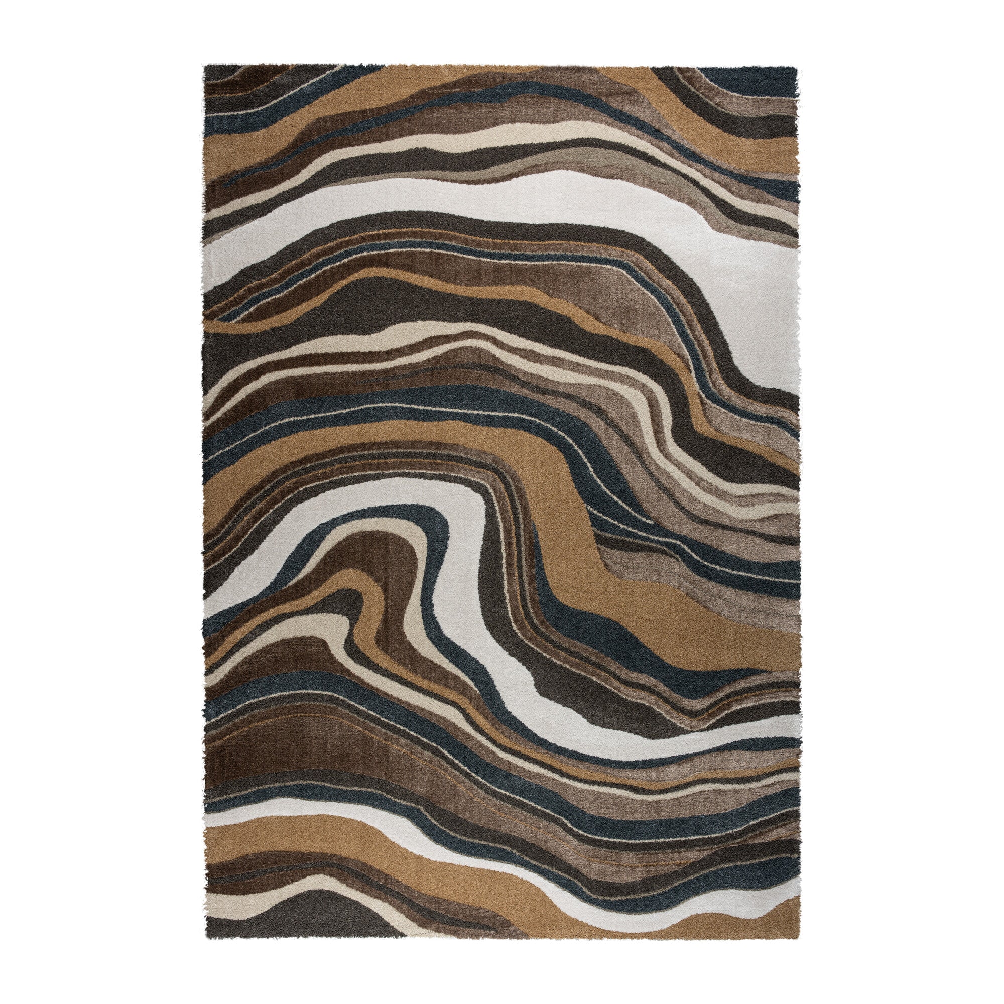 Vloerkleed Livingston Cognac Multicolor - Rechthoek