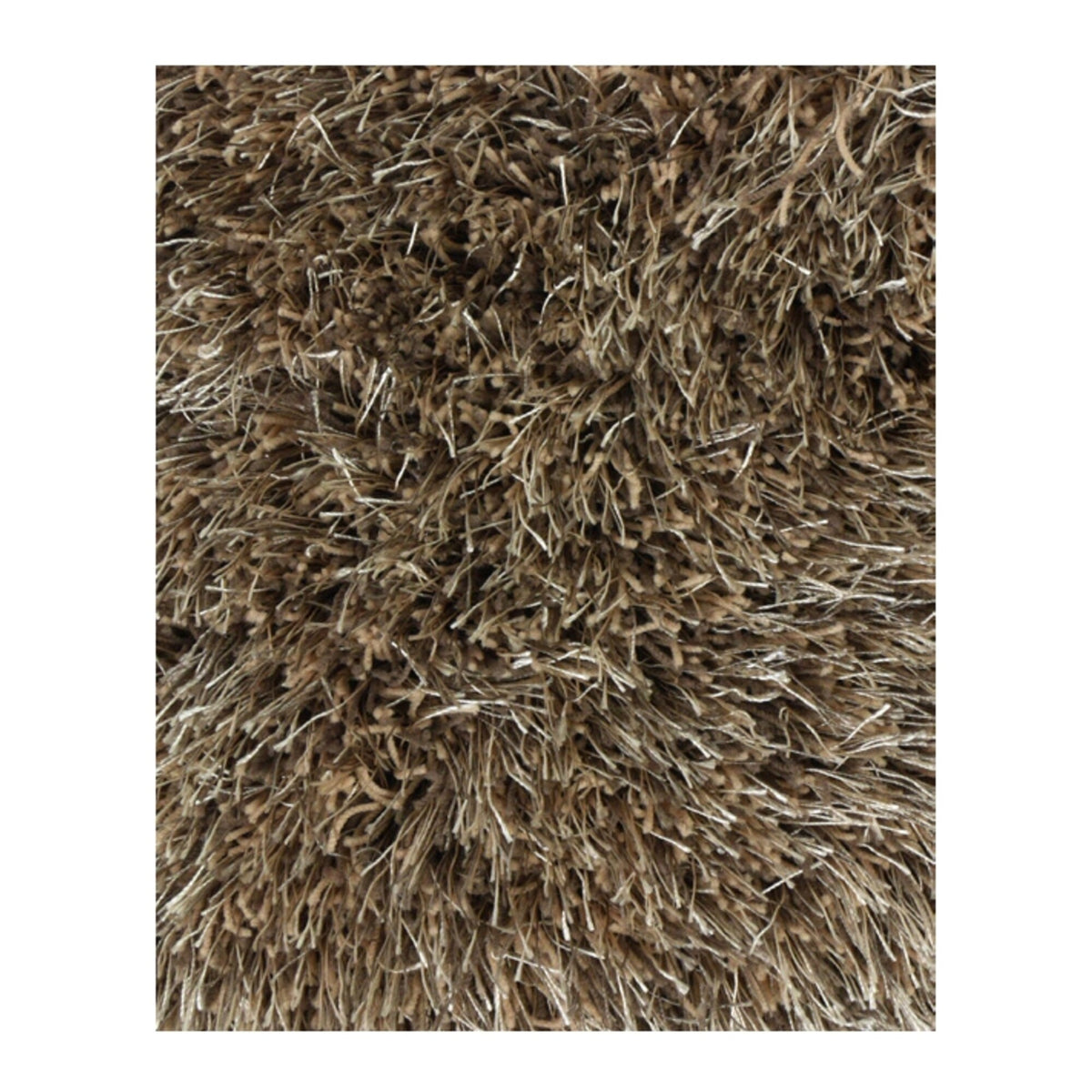 Vloerkleed Love Shaggy Licht Bruin - Rechthoek
