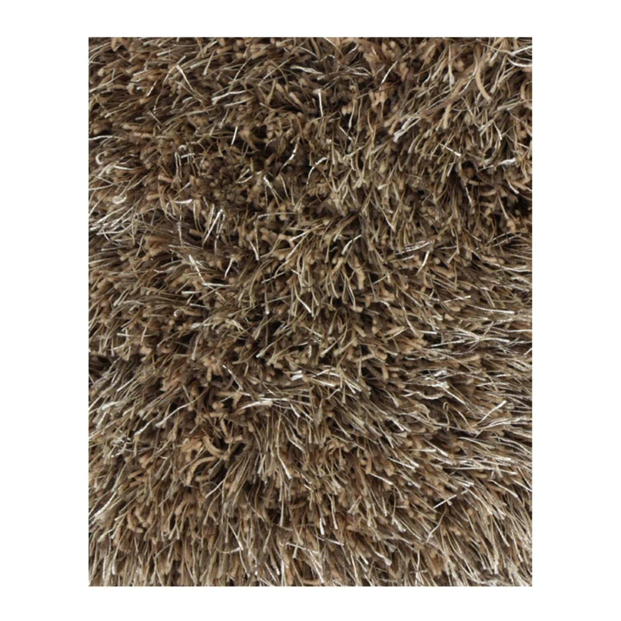 Vloerkleed Love Shaggy Licht Bruin - Rechthoek