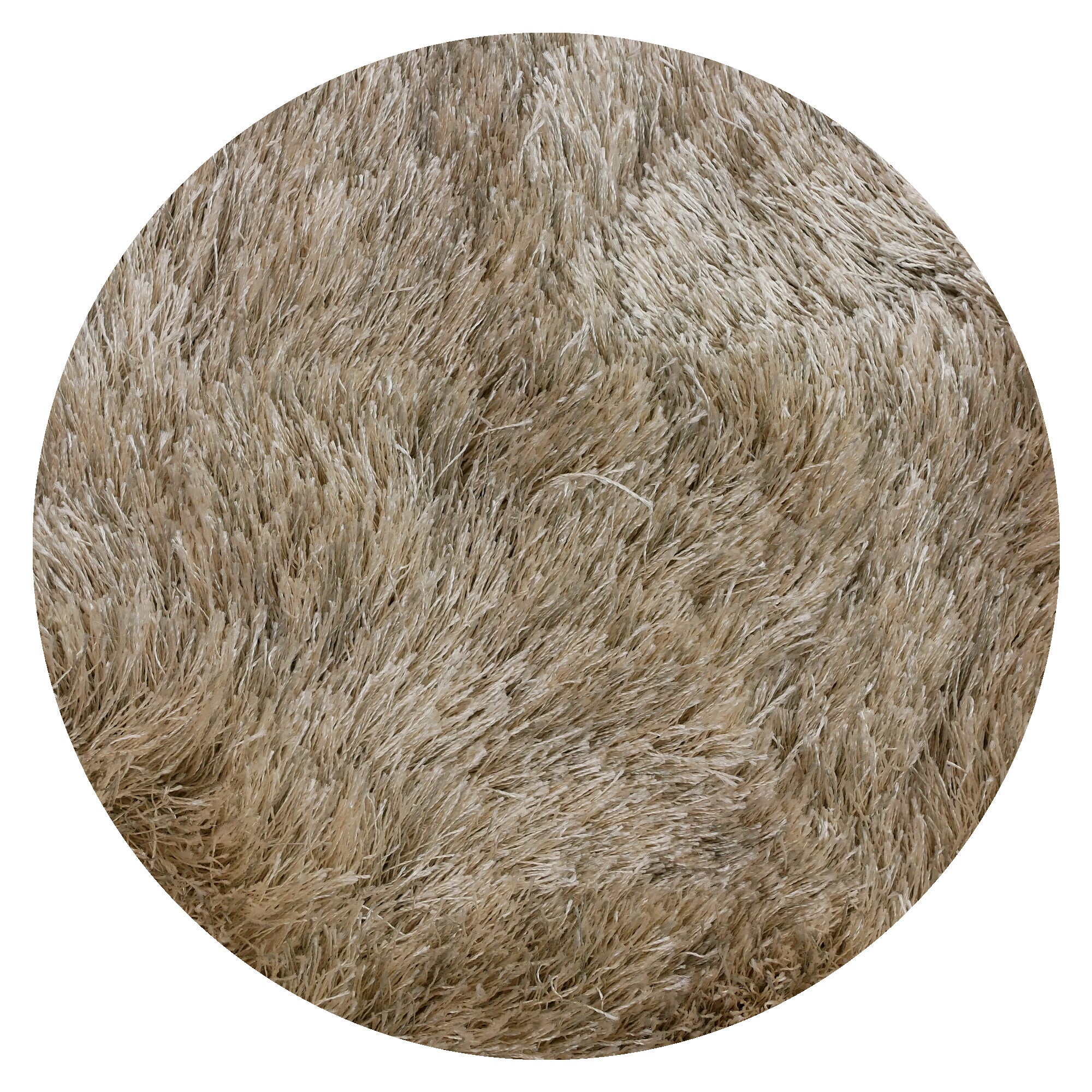 Vloerkleed Luna Zand - rond
