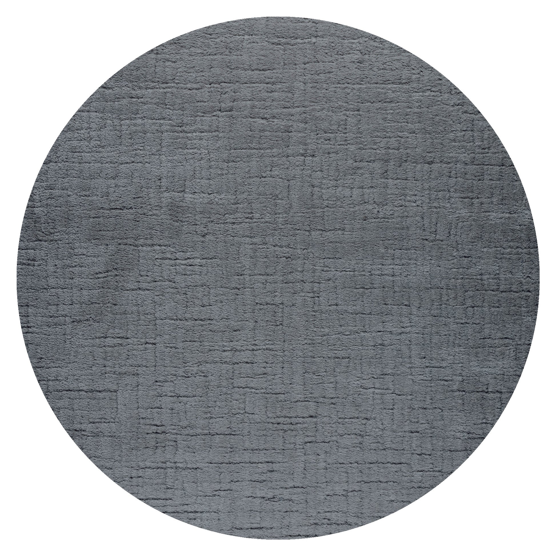 Vloerkleed Malaga Grijsblauw - rond