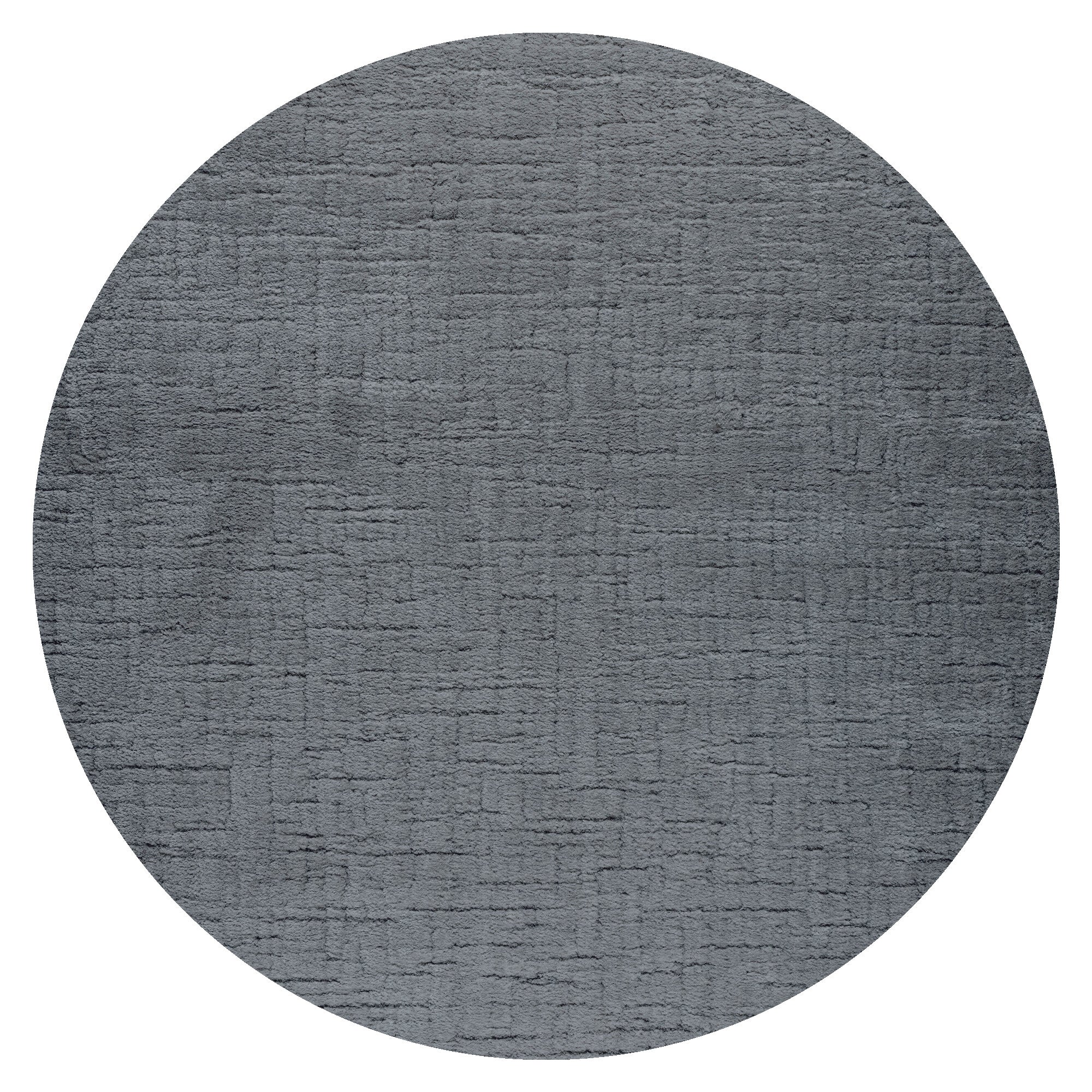 Vloerkleed Malaga Grijsblauw - rond