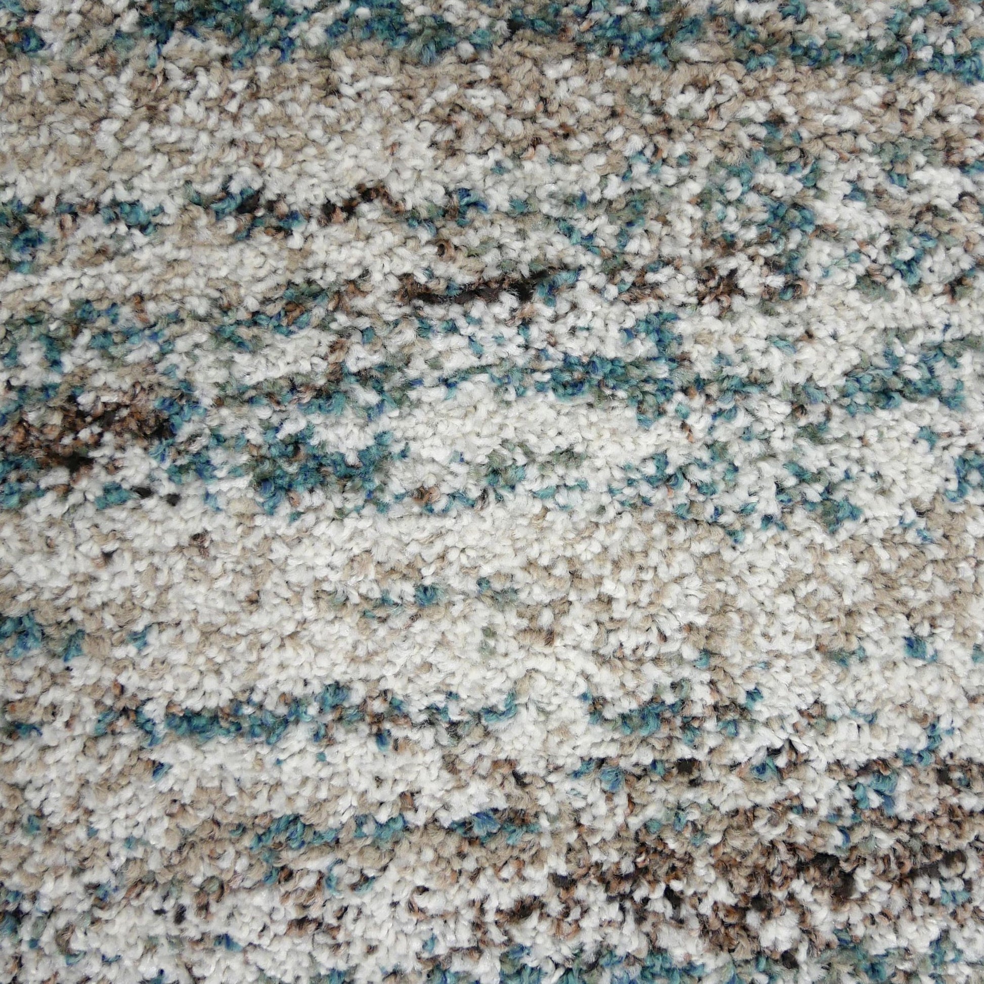 Vloerkleed Malta Blauw Multicolor - vlak