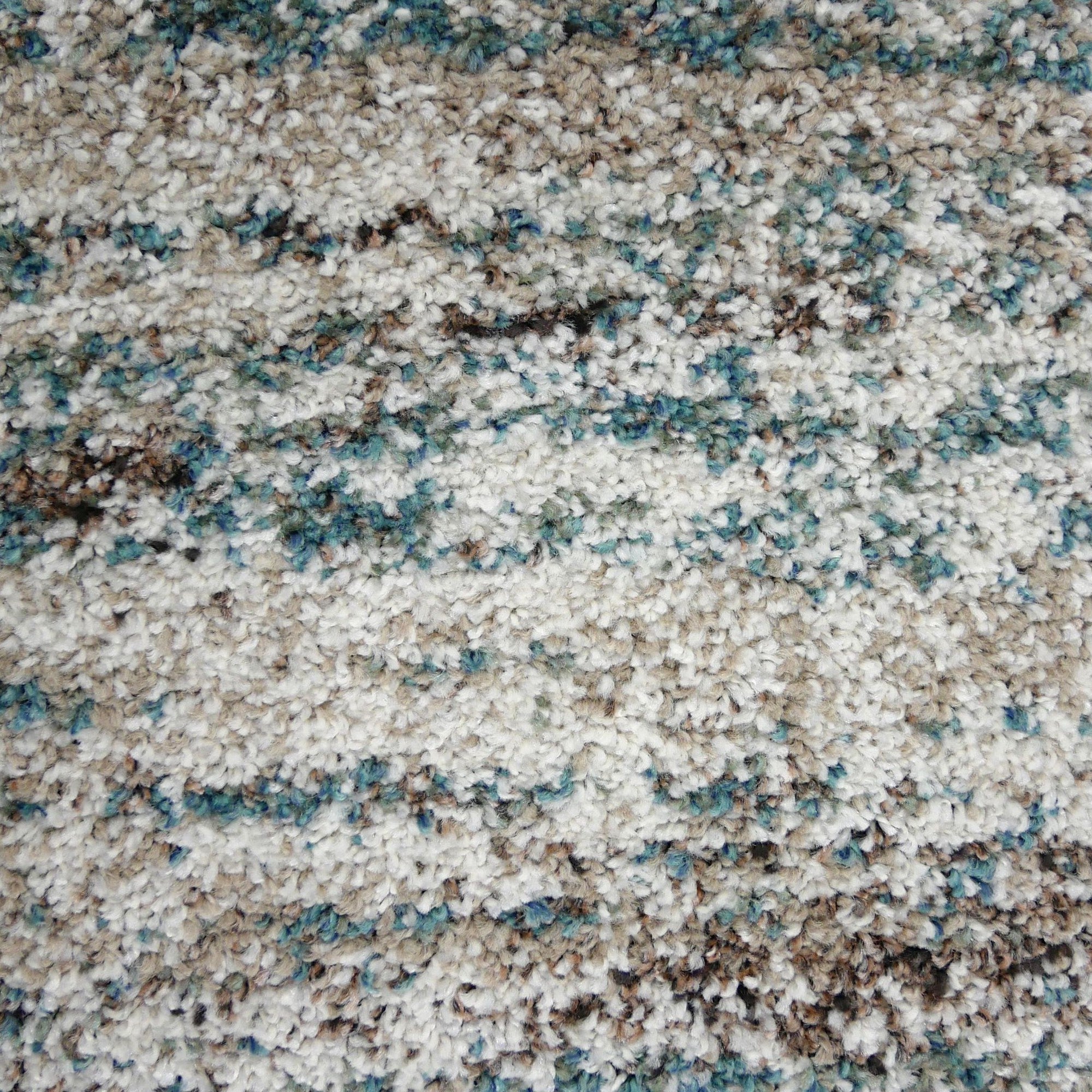 Vloerkleed Malta Blauw Multicolor - vlak