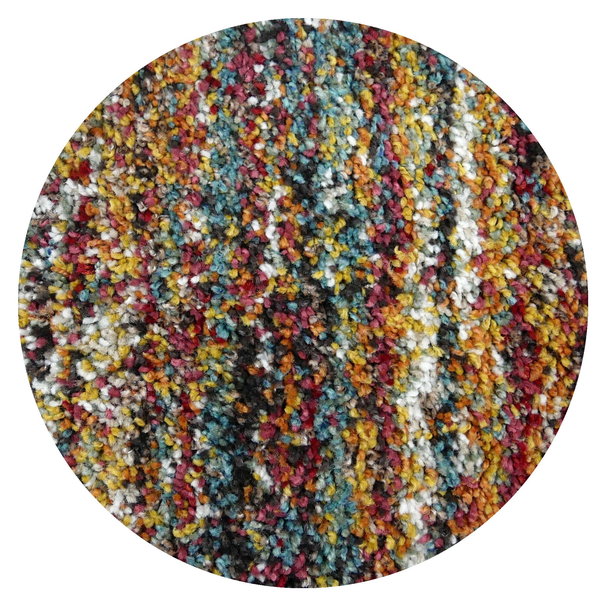 Vloerkleed Manchester Multicolor - rond