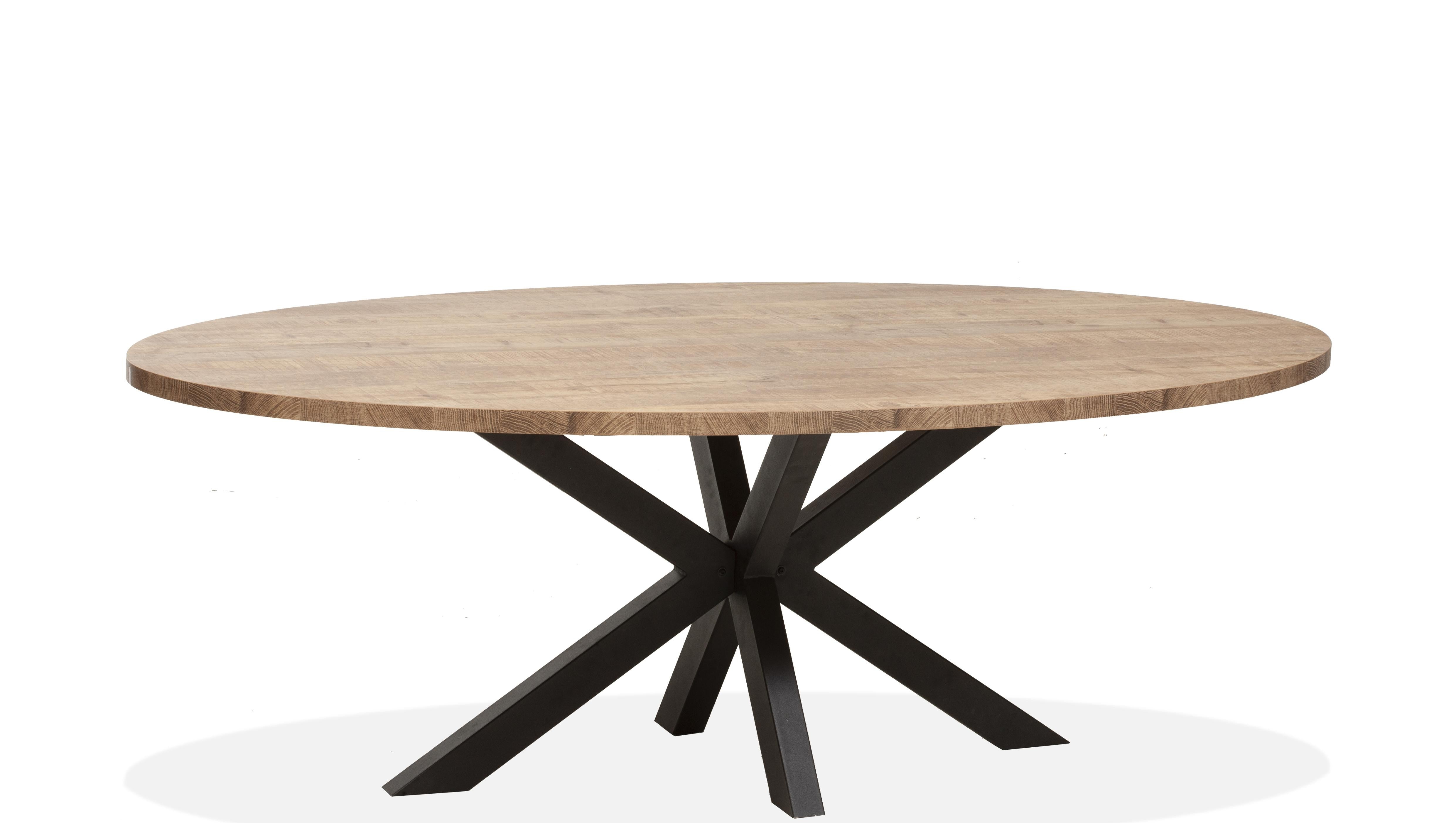 Ovale eettafel Lisbon 220 x 120 cm - Mango