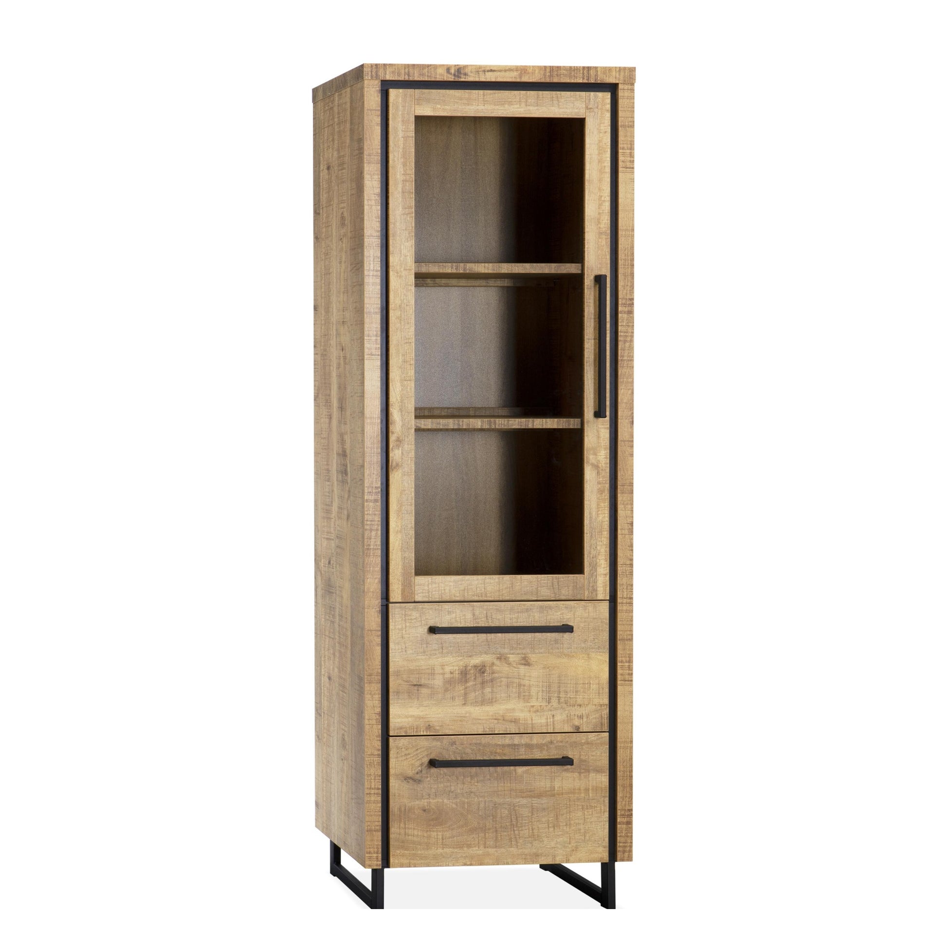 Maxfurn Vitrinekast Riviera 65 cm – Mango