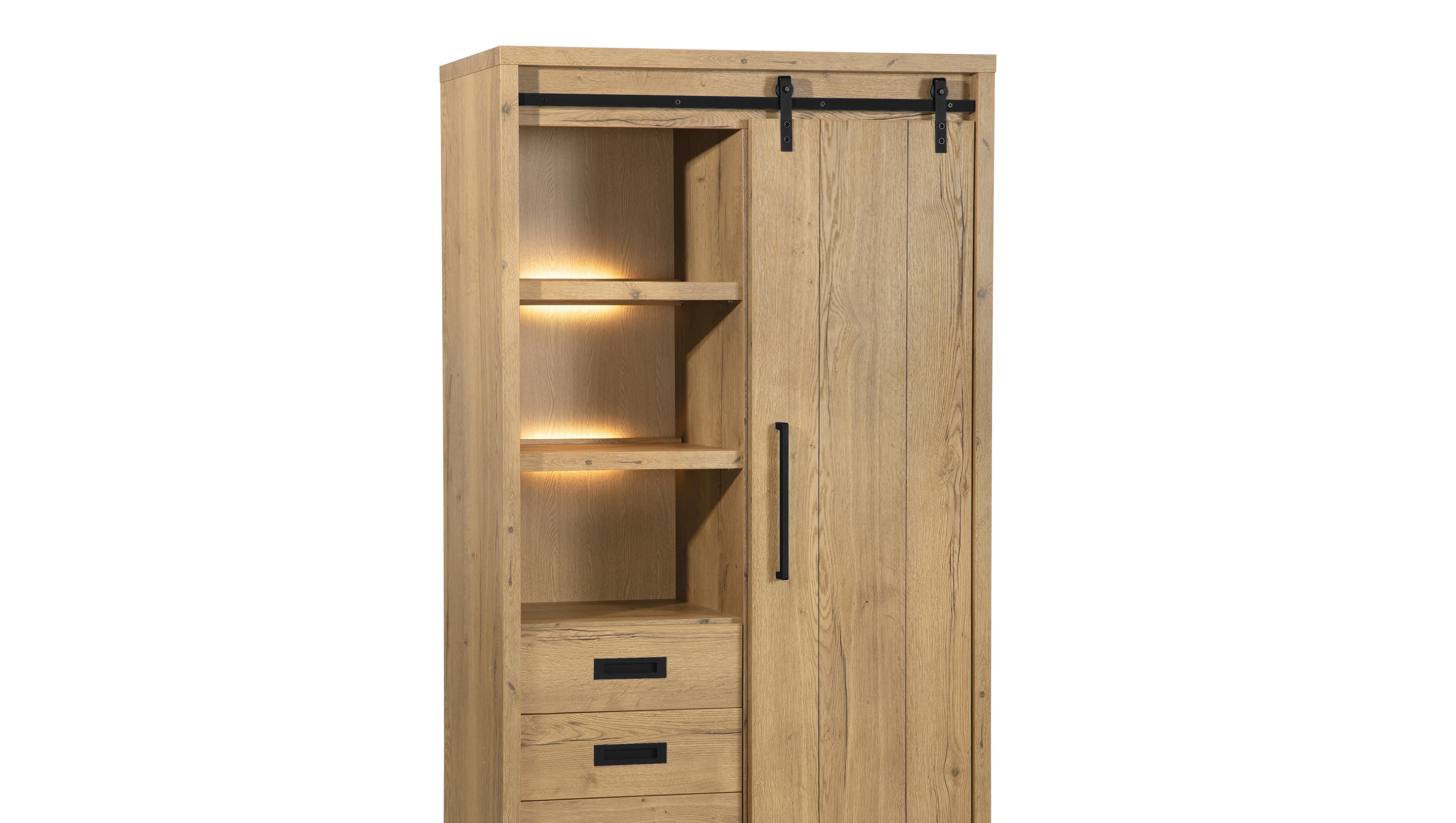Wandkast Hygge met 2 deuren - Natur