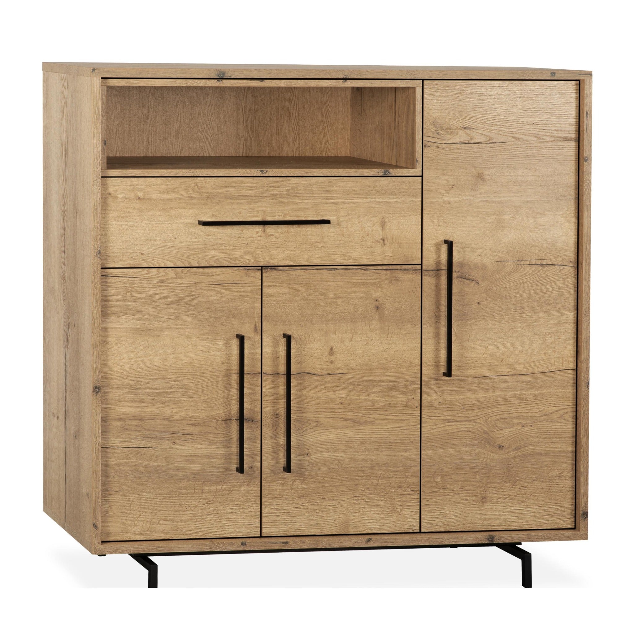 Maxfurn Wandkast Valencia 130 cm – Natur