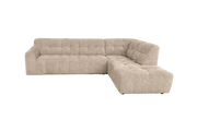 Bank Memphis ottoman rechts, arm links – Beige | Tower Living