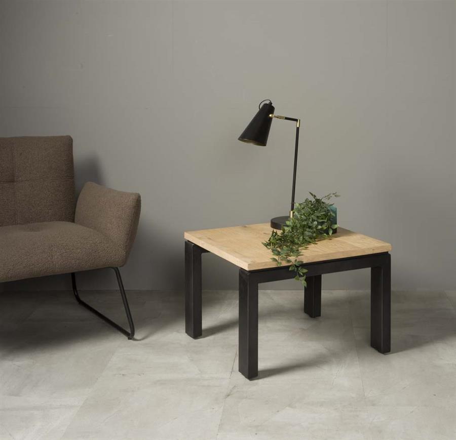 Bijzettafel – Lido – Naturel – 60 x 60 x 55 cm – Tower Living