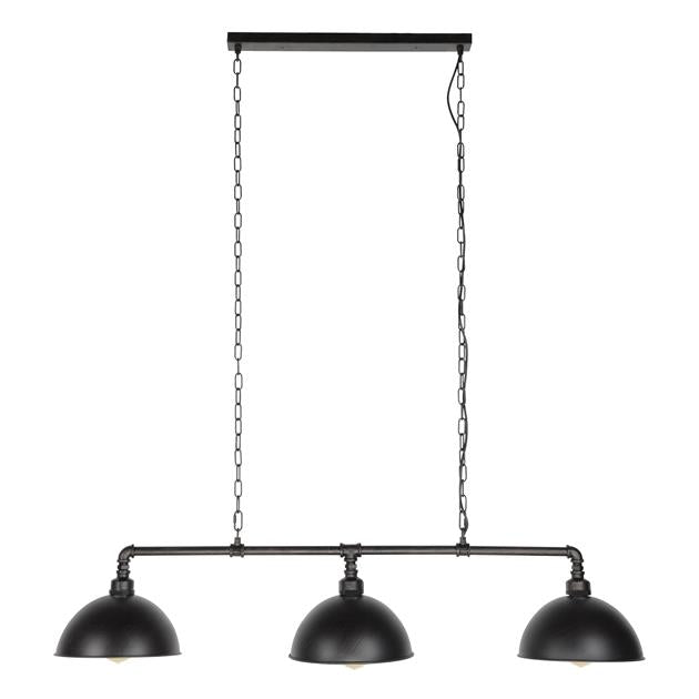 Hanglamp 3L halfronde kap-industrial tube