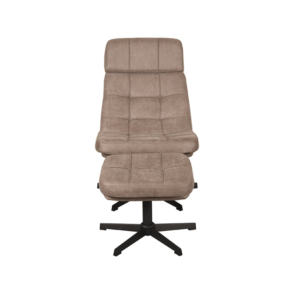 Relaxfauteuil Alvar + Ottomane 53x57x83 cm
