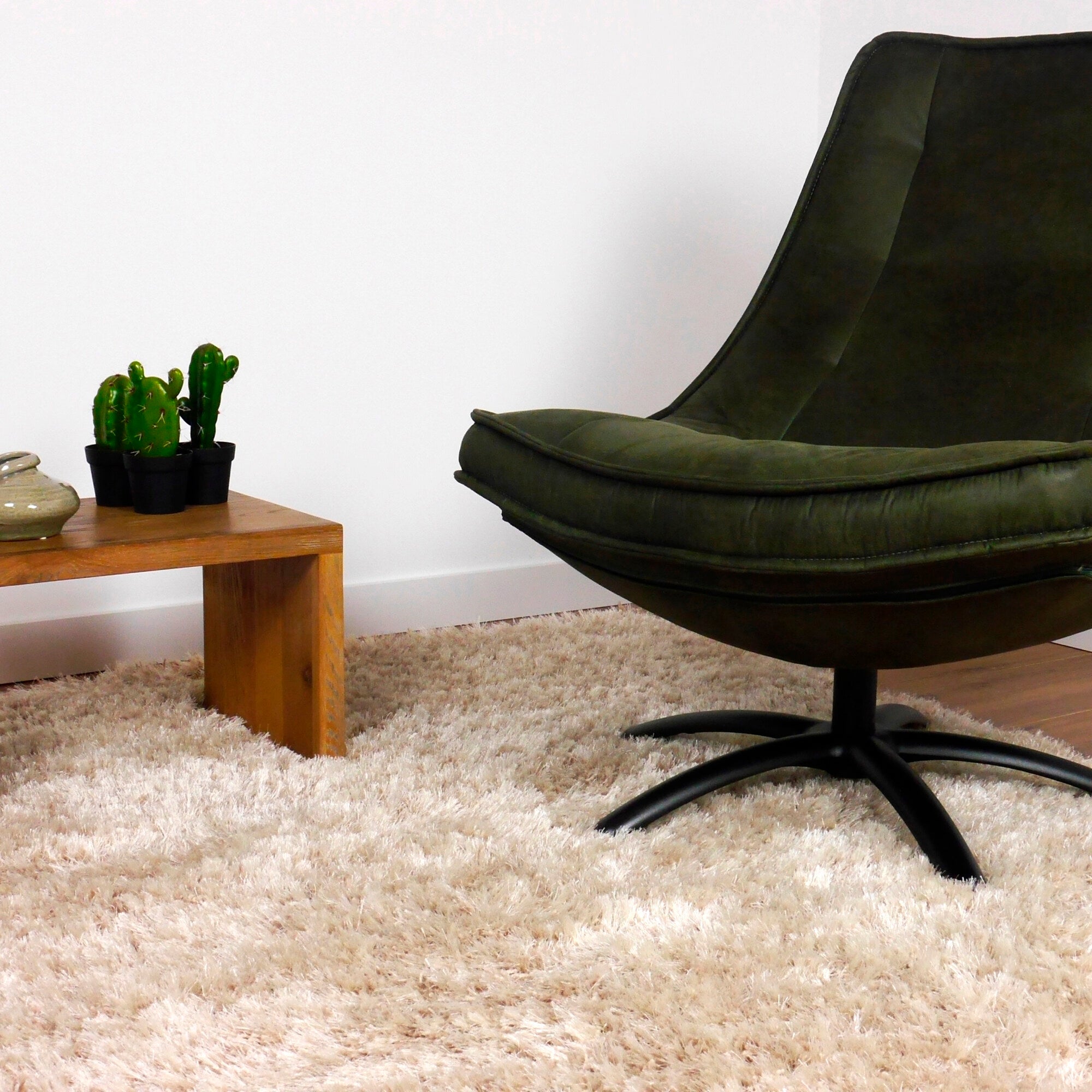 Vloerkleed Richmond Crème in sfeervol interieur