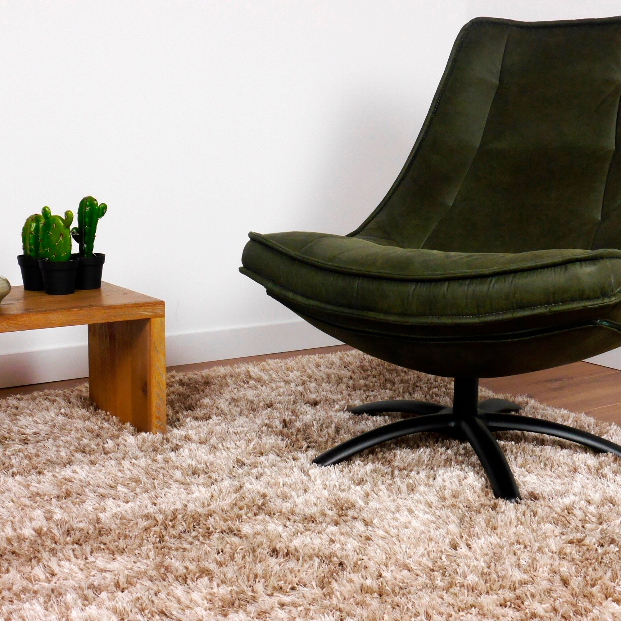 Vloerkleed Richmond Beige in sfeervol interieur