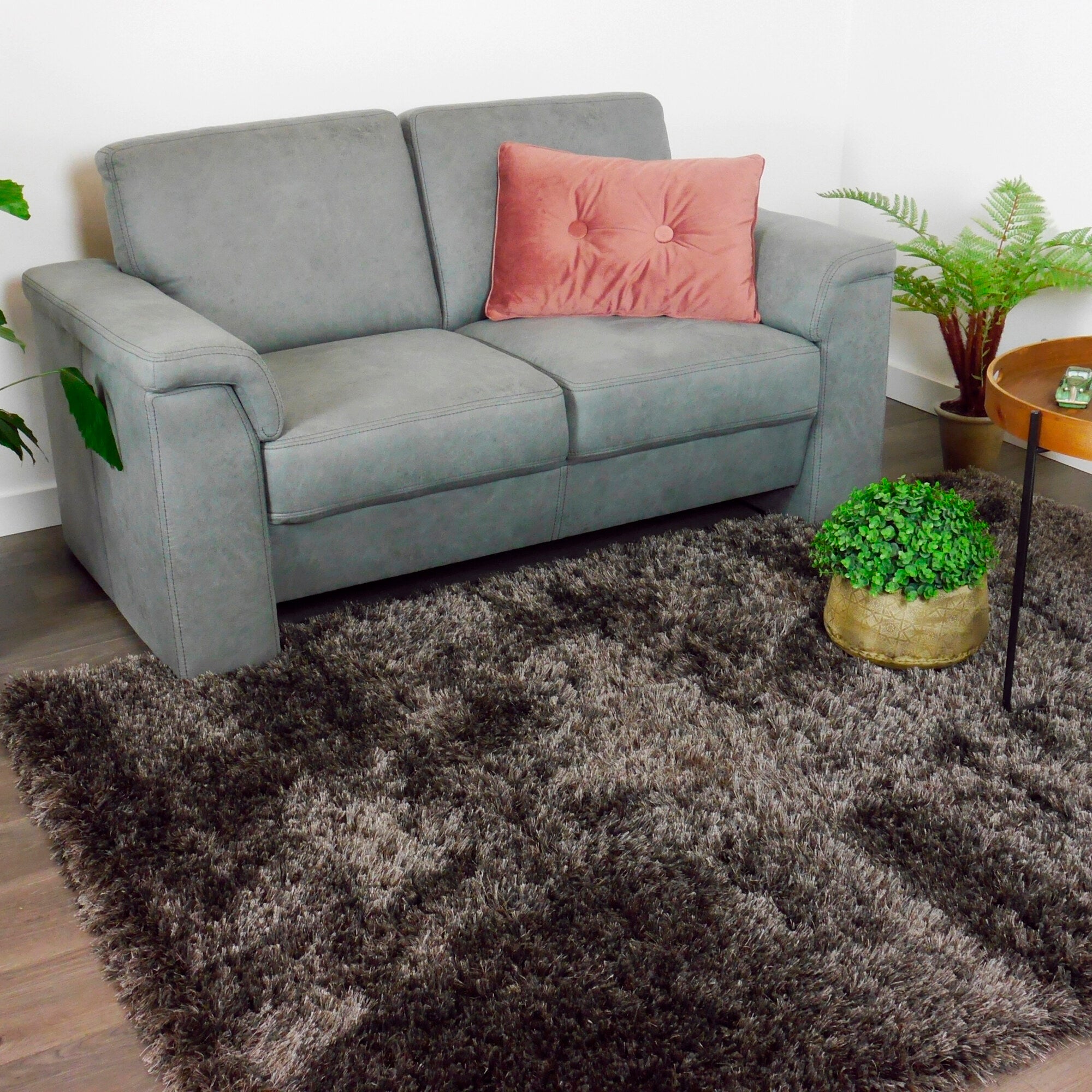 Vloerkleed Richmond Antraciet in sfeervol interieur