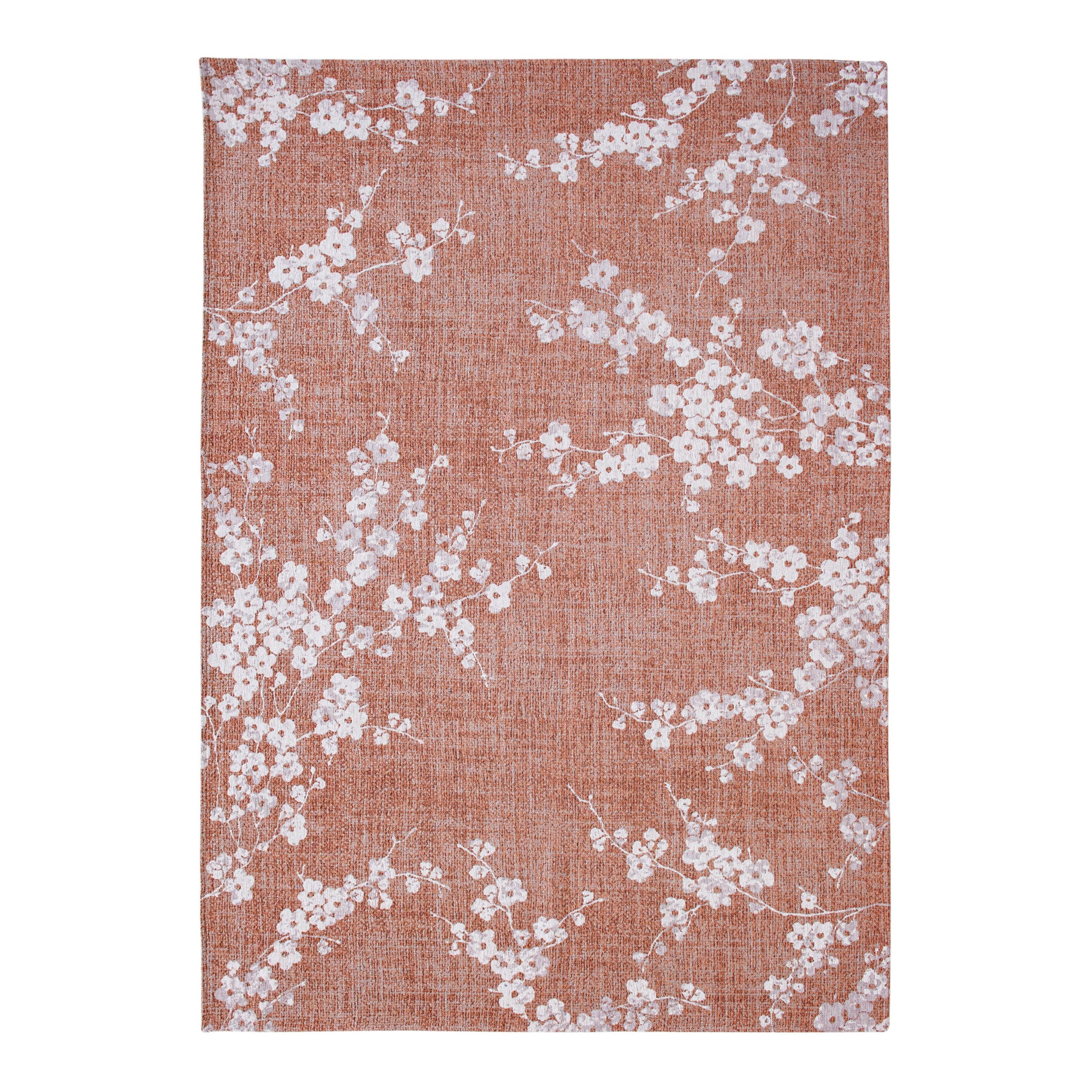 Vloerkleed Sakura Terracotta Bloesem - Rechthoek