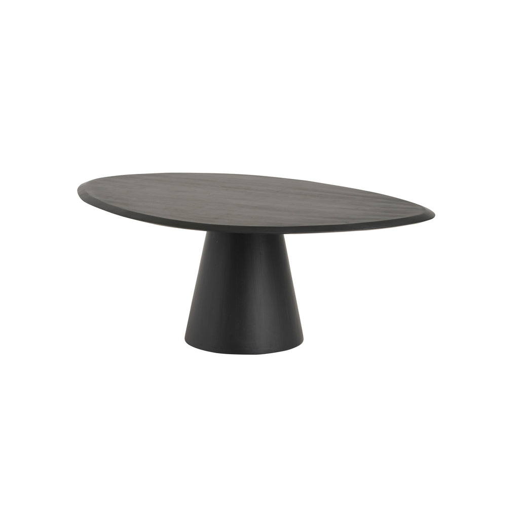 Salontafel 120, geometrisch, Black