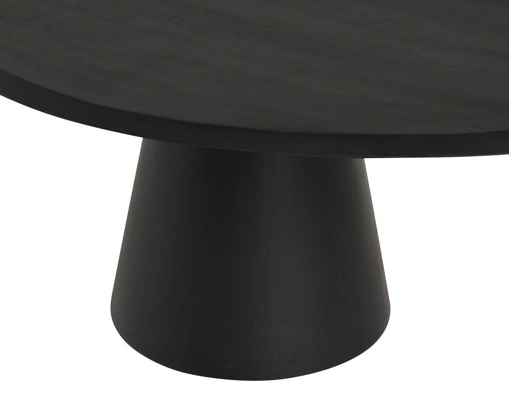 Salontafel 120, geometrisch, Black