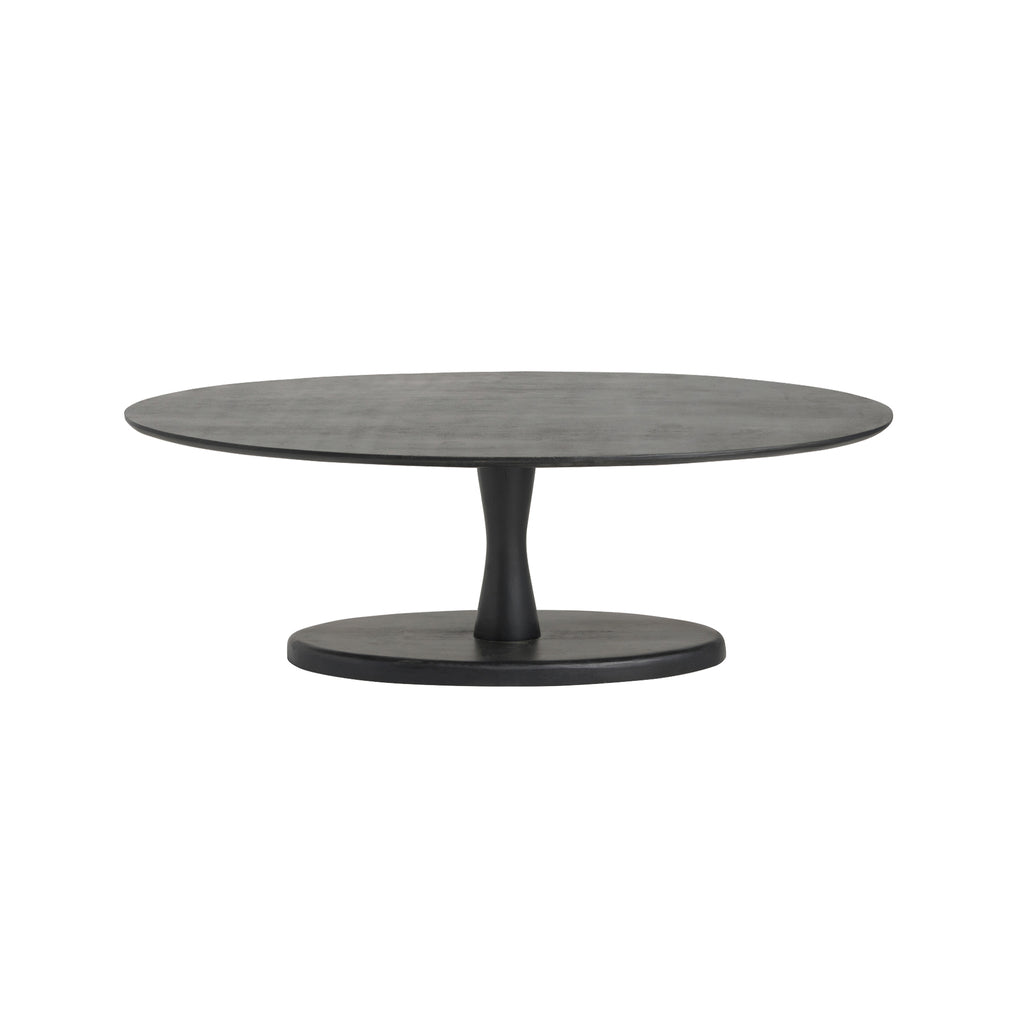 Salontafel 140, ovaal, Black