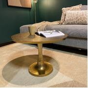 Salontafel Amara Goud Aluminium 65 cm