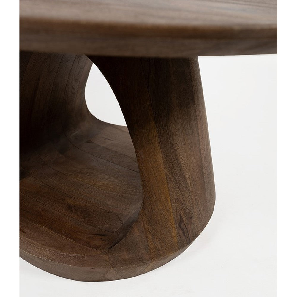 Salontafel Bremen Ø60, H45, Mango Matt Walnut – afbeelding 4