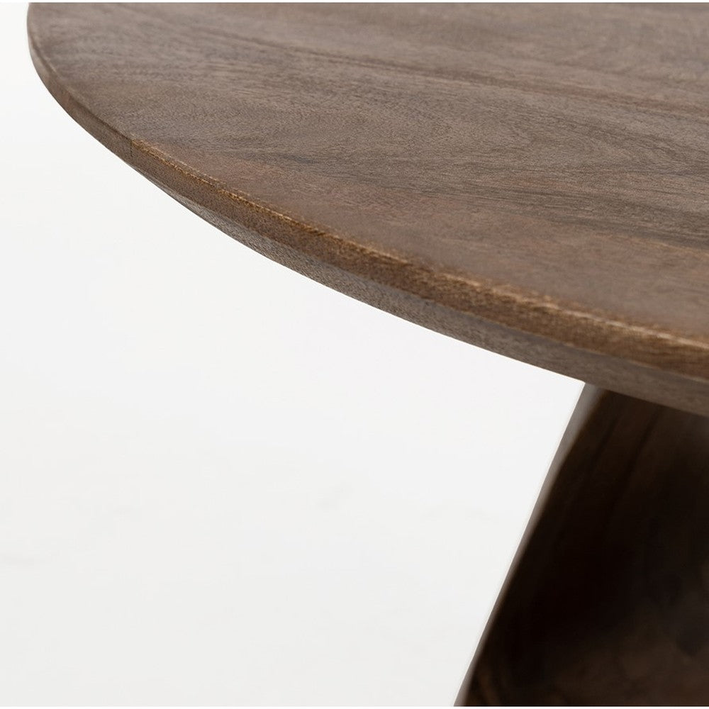 Salontafel Bremen Ø60, H45, Mango Matt Walnut – afbeelding 5
