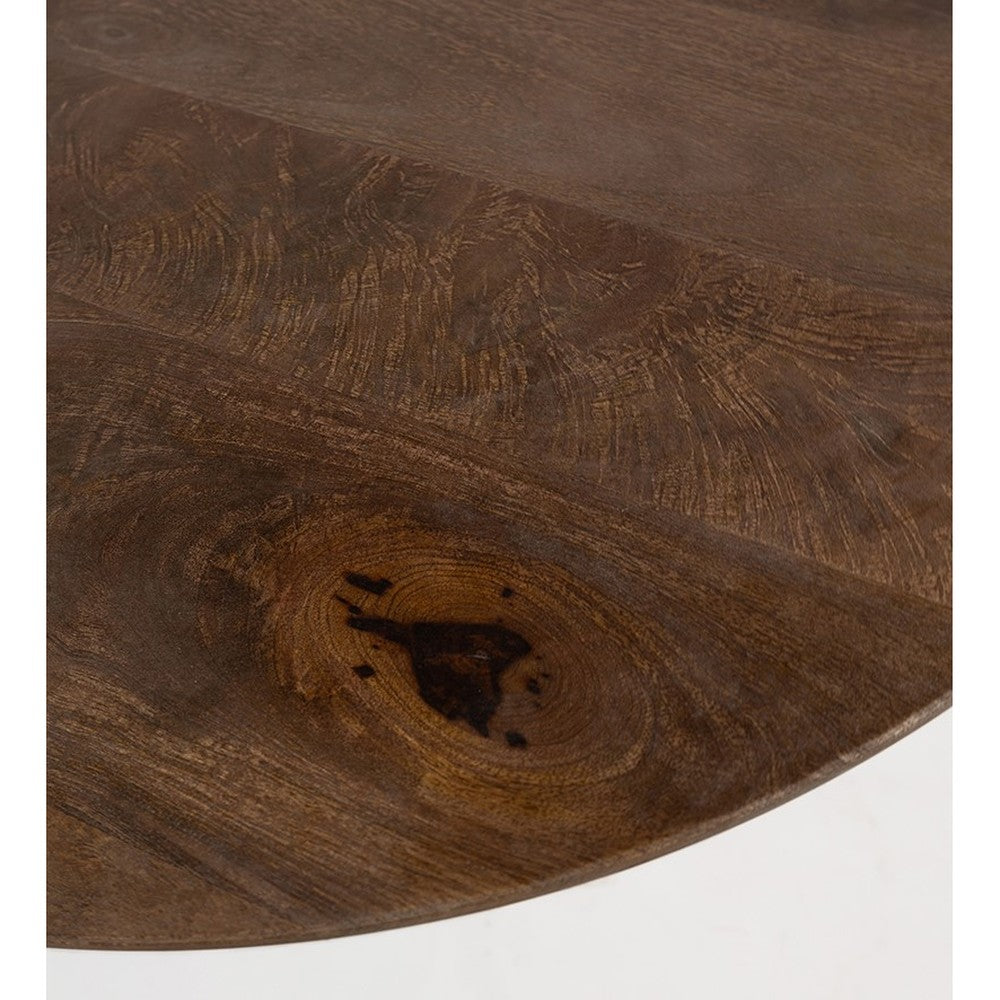 Salontafel Bremen Ø70, H38, Mango Matt Walnut – afbeelding 3