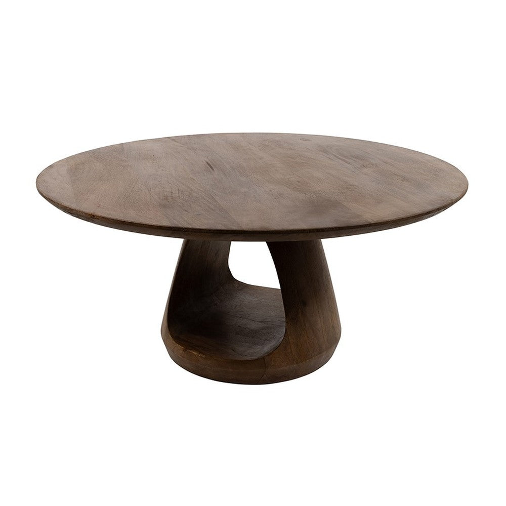 Salontafel Bremen Ø90, H40, Mango Matt Walnut