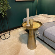 Salontafel Daisy Goud Aluminium 40 cm