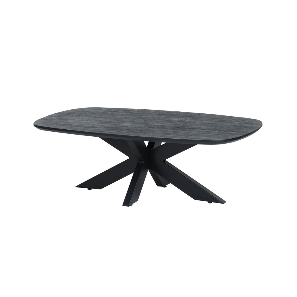 Salontafel deens ovaal 120, Acacia Black