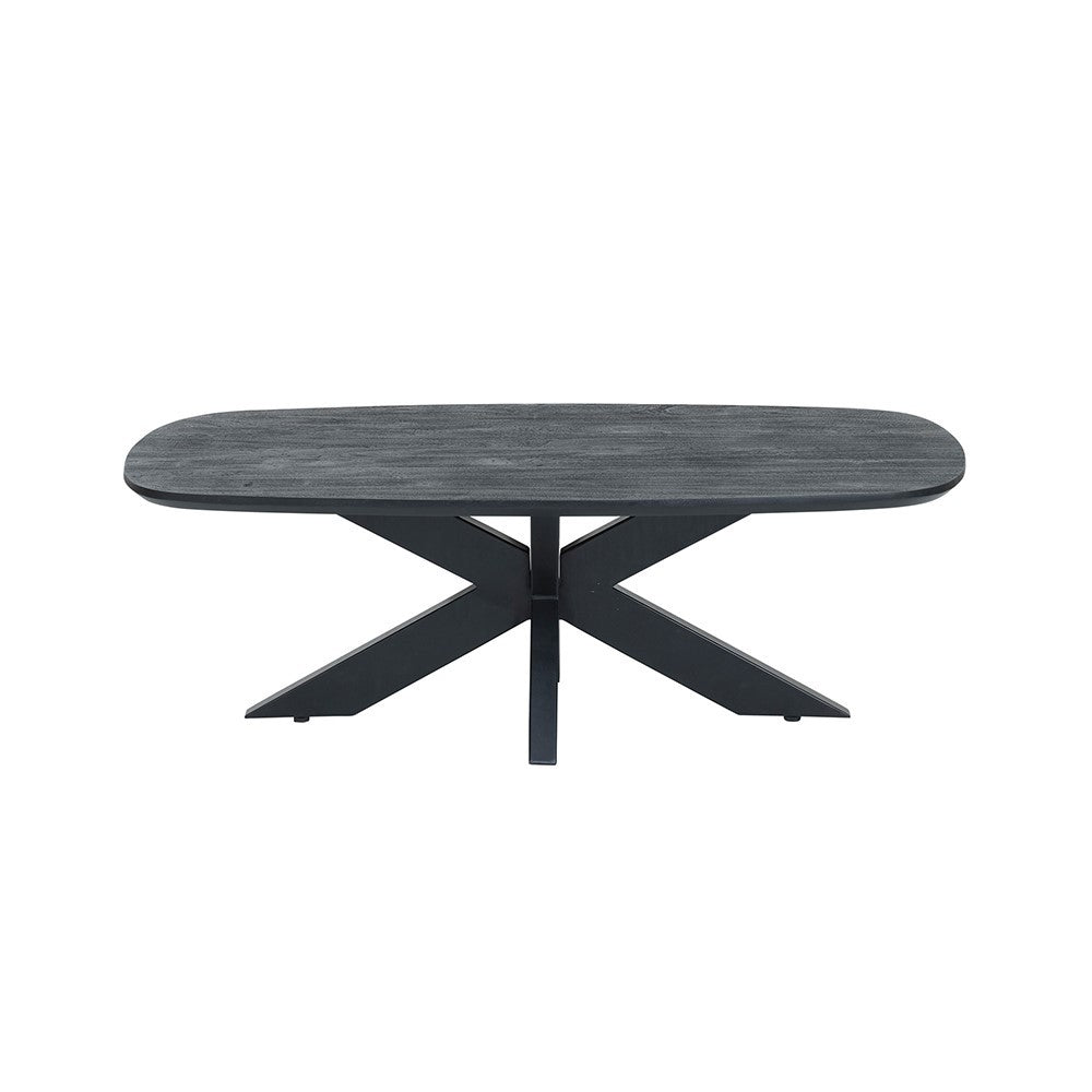 Salontafel deens ovaal 120, Acacia Black – afbeelding 2