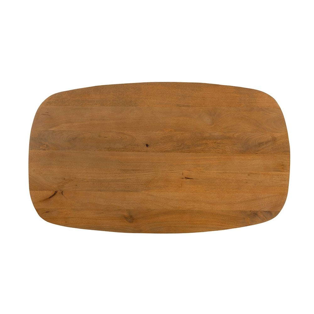 Salontafel deens ovaal 120, Mango Smooth Natural – afbeelding 5