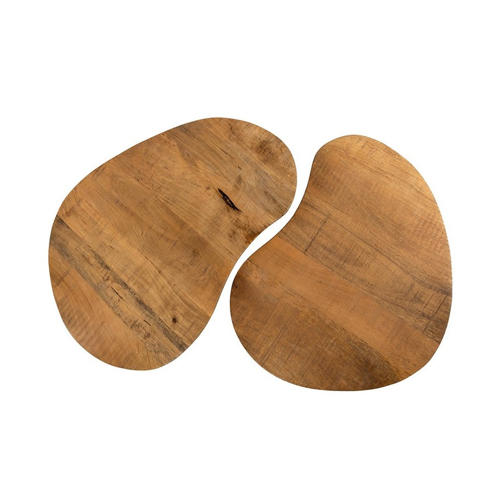 Salontafel Erfurt organisch, set van 2, Smooth Natural – afbeelding 2