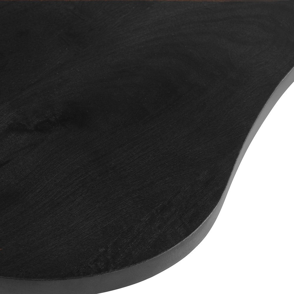 Salontafel Firenze 125, boon vorm, Black – afbeelding 6